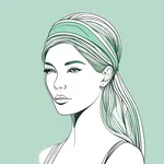 light greyish-green hairbands image